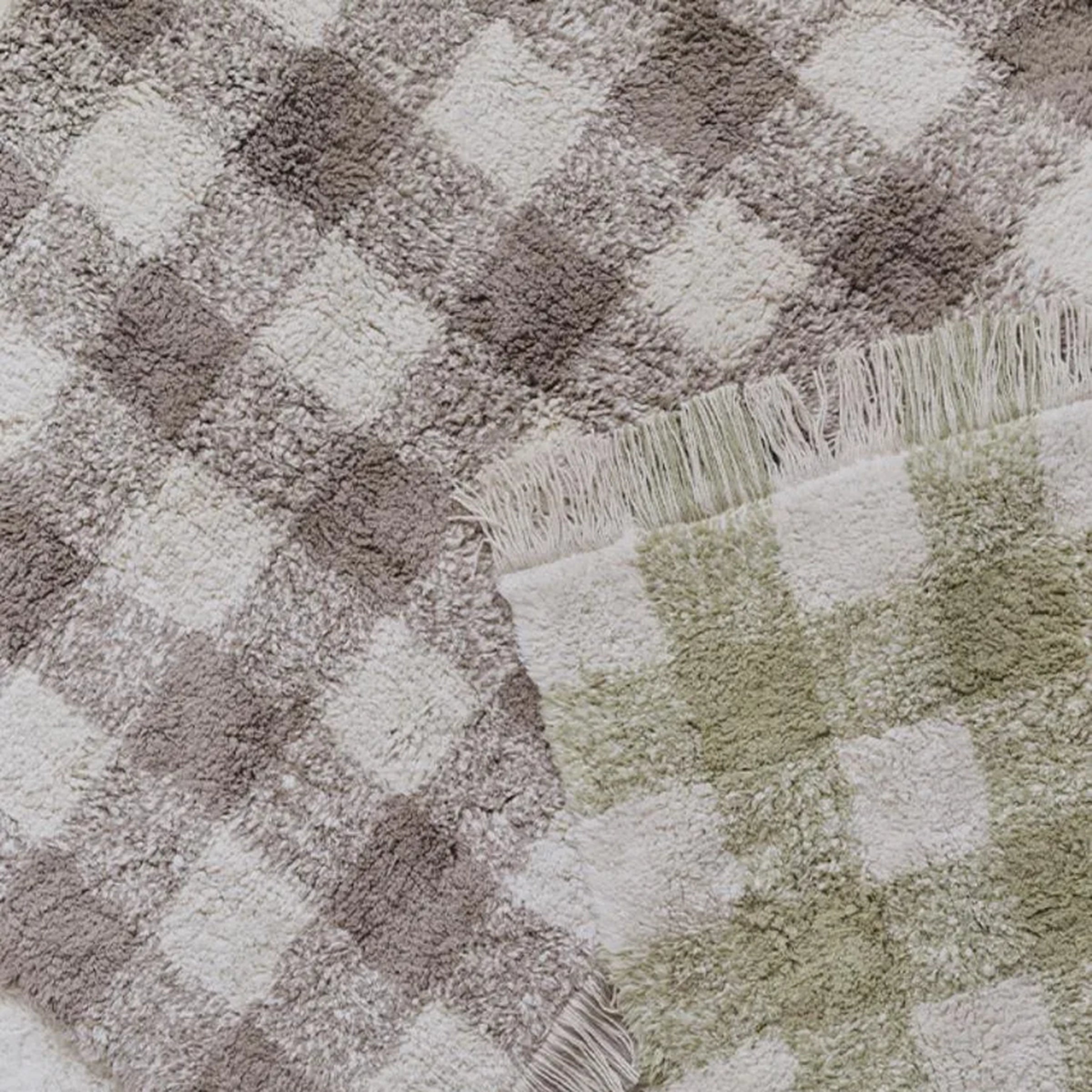 Teppich Vichy Maron