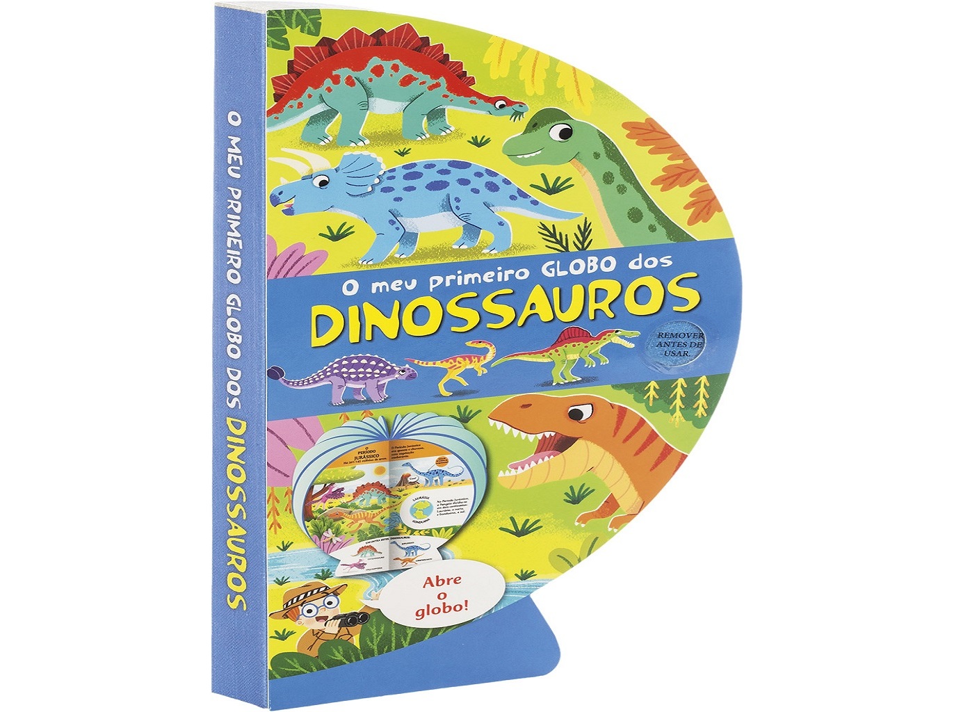 LIVRO O MEU PRIMEIRO GLOBO DOS DINOSSAUROS