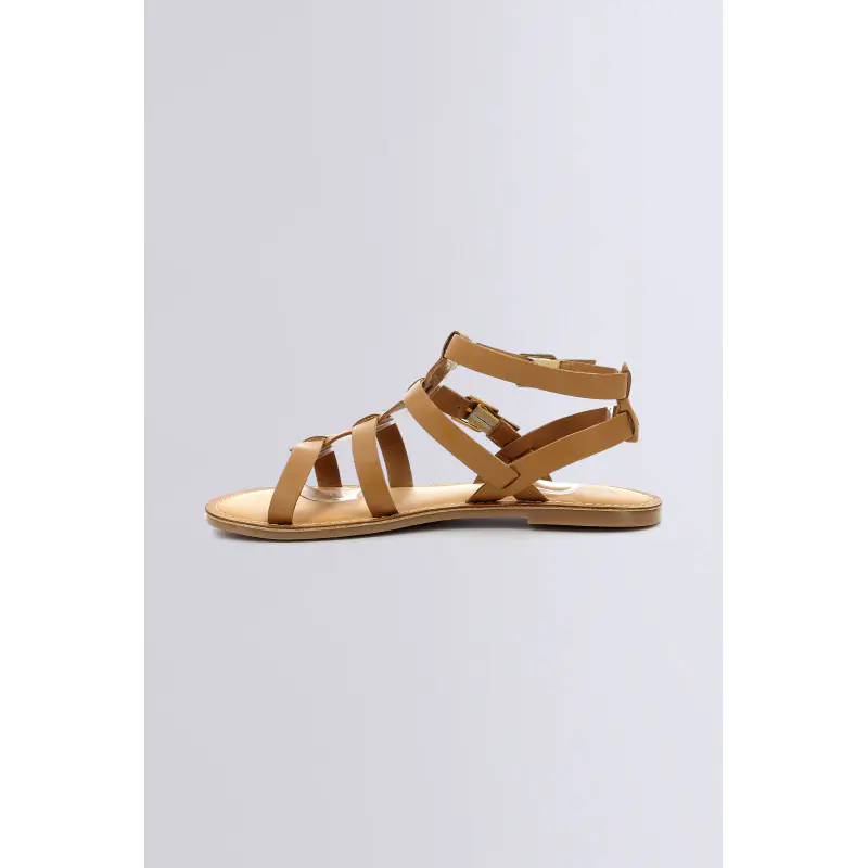KICK DAZED CAMEL SANDALES Cuir Femme