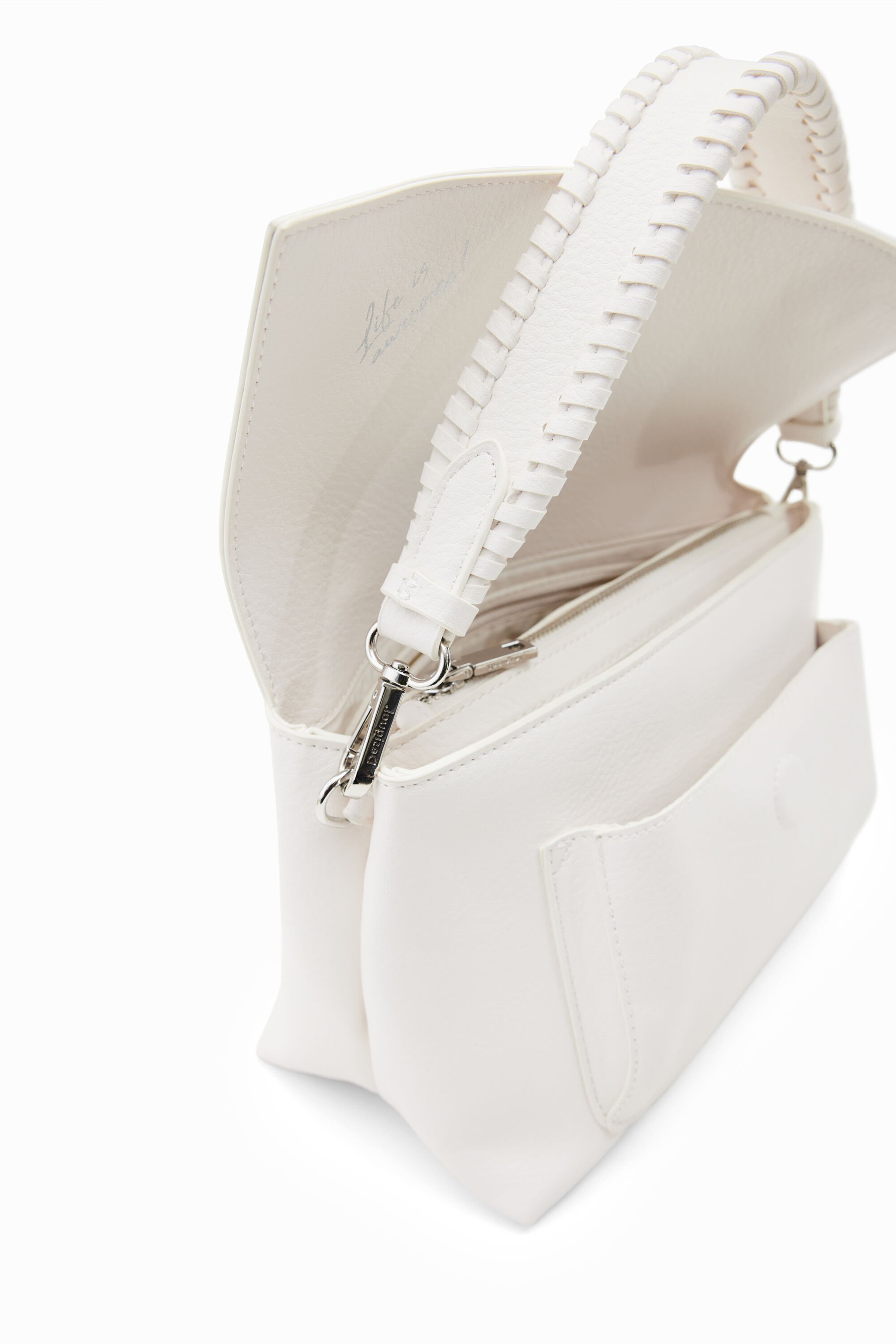 Sac à bandoulière moyen demi-logo