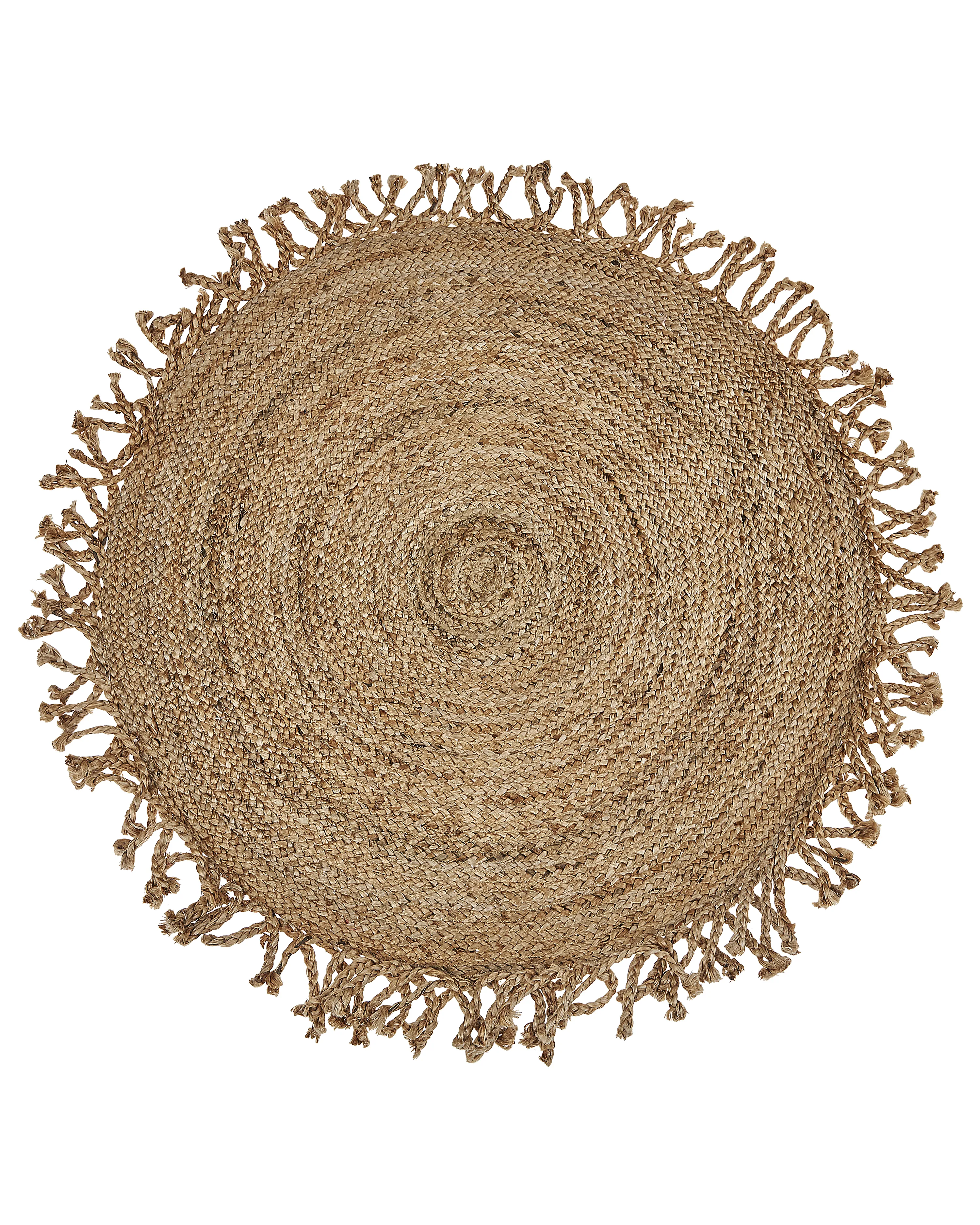 Vloerkleed ZONGULDAK Beige ø 120 cm Jute
