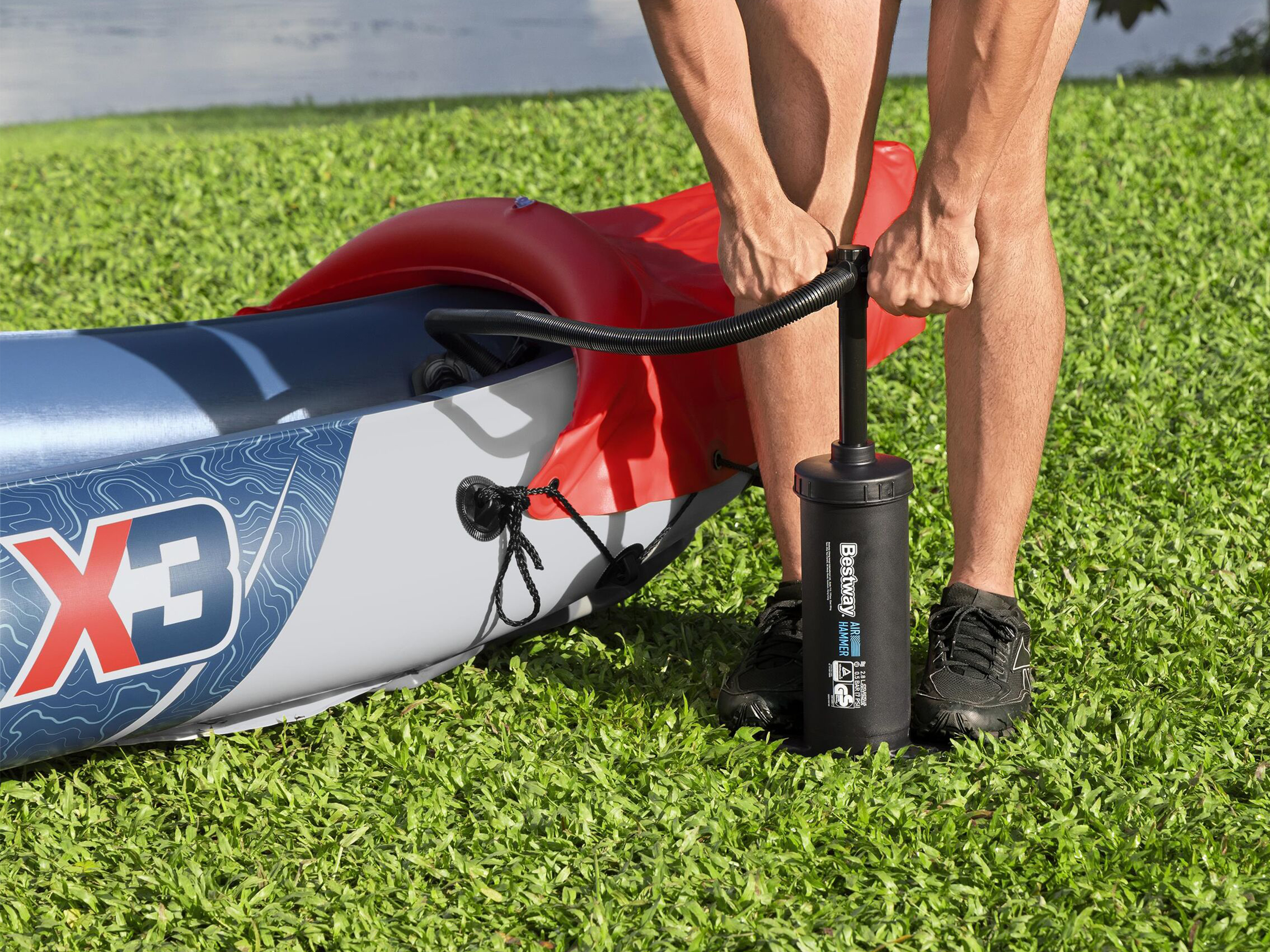 Bestway Kajak RAPID X3 für 3 Personen 381 cm