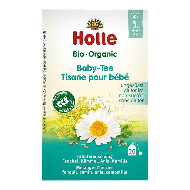 Holle Bio Baby-Tee Beutel, 20X1.5 g