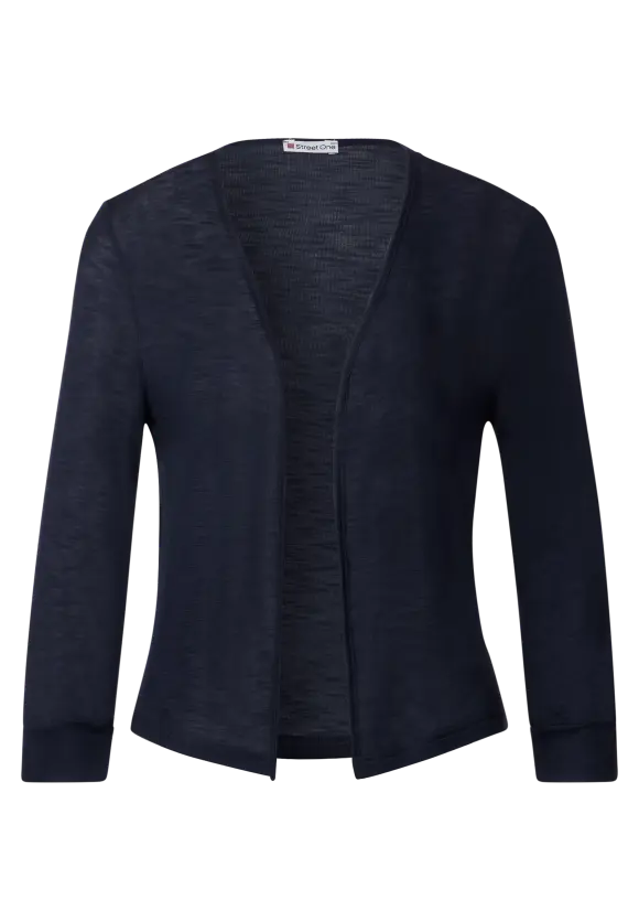 Bolero Strickjacke - deep blue