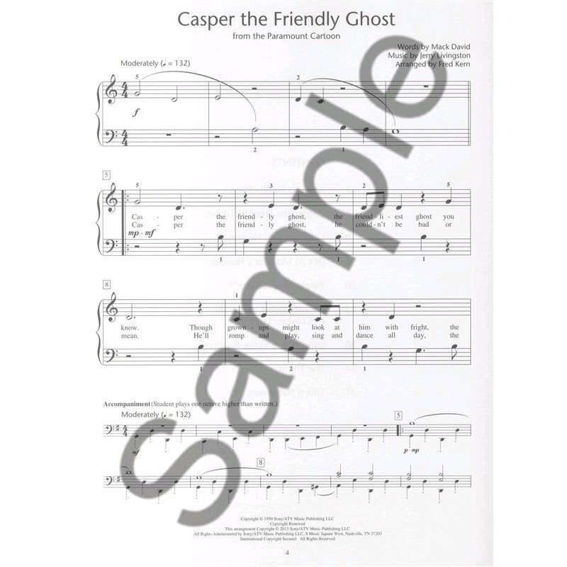 Hal Leonard - Student Piano Library: Spooky Halloween Tunes