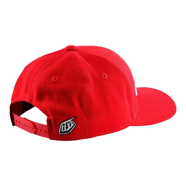 Troy Lee Designs - Casquette Signature Rouge / Blanc