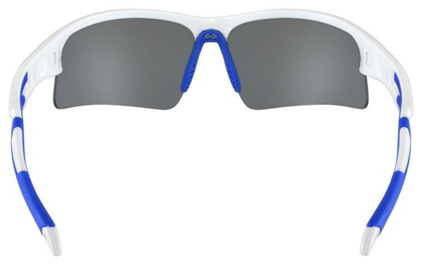 Lunettes AZR Huez Blanc - Verres Bleu Miroir