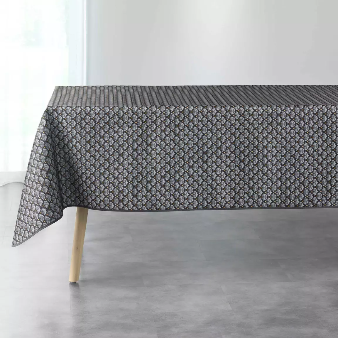 Nappe rectangulaire anti tache (150 x 240 cm) Artchic Gris anthracite