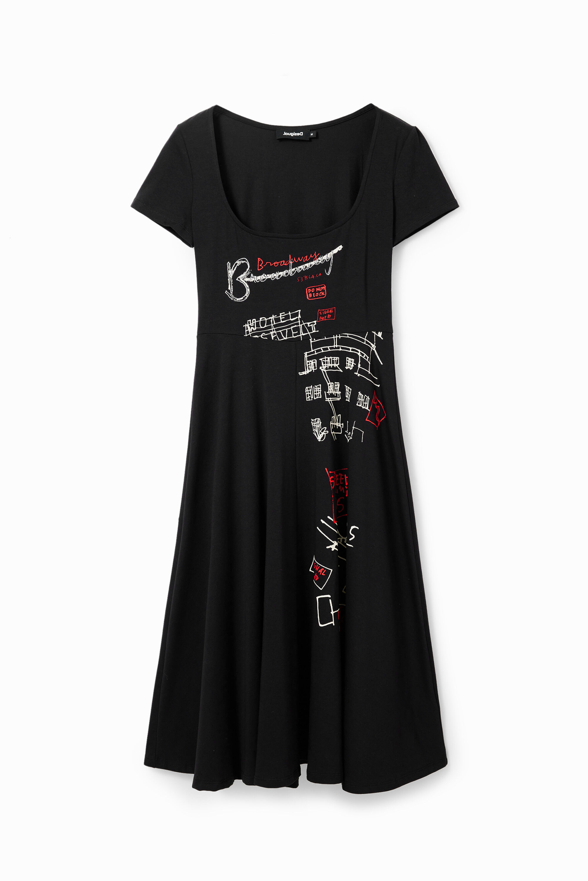 Robe courte arty