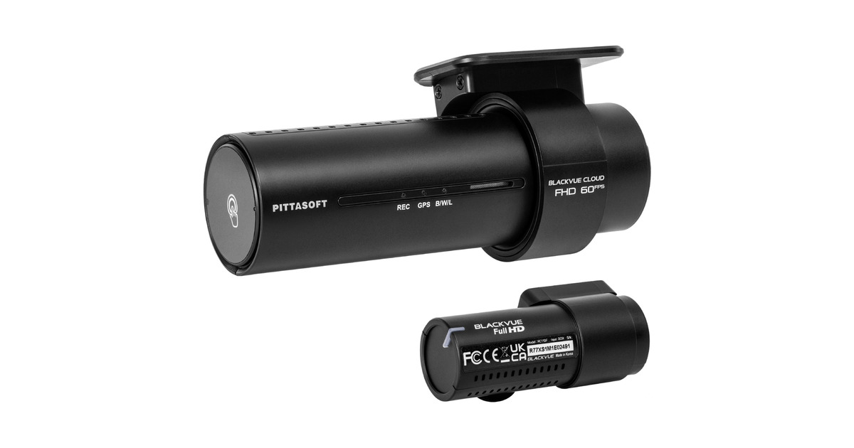 BlackVueDR770X-2CH II Full HD Cloud, 64GB dashcam  (Zwart, Full HD (voor + intern) | Wi-Fi | Cloud | GPS | Dual Sony sensoren)