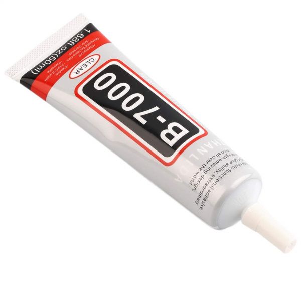 Zhanlida 50ml B7000 Adesivo Líquido Transparente para Fixar Telas, Quadros, Cristais, Táteis e Hobby