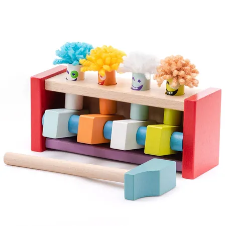 Cubika Hammerspielzeug Springende Clowns