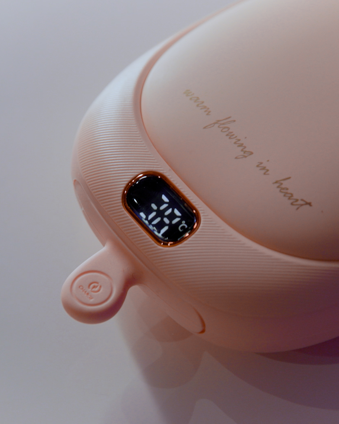 (10000mAh) 2in1 USB A Powerbank Ladegerät   Handwärmer - Rosa