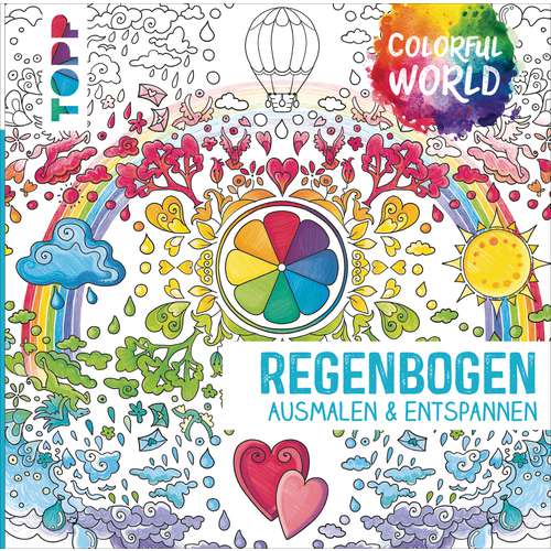 Colorful World - Regenbogen - Ausmalbuch