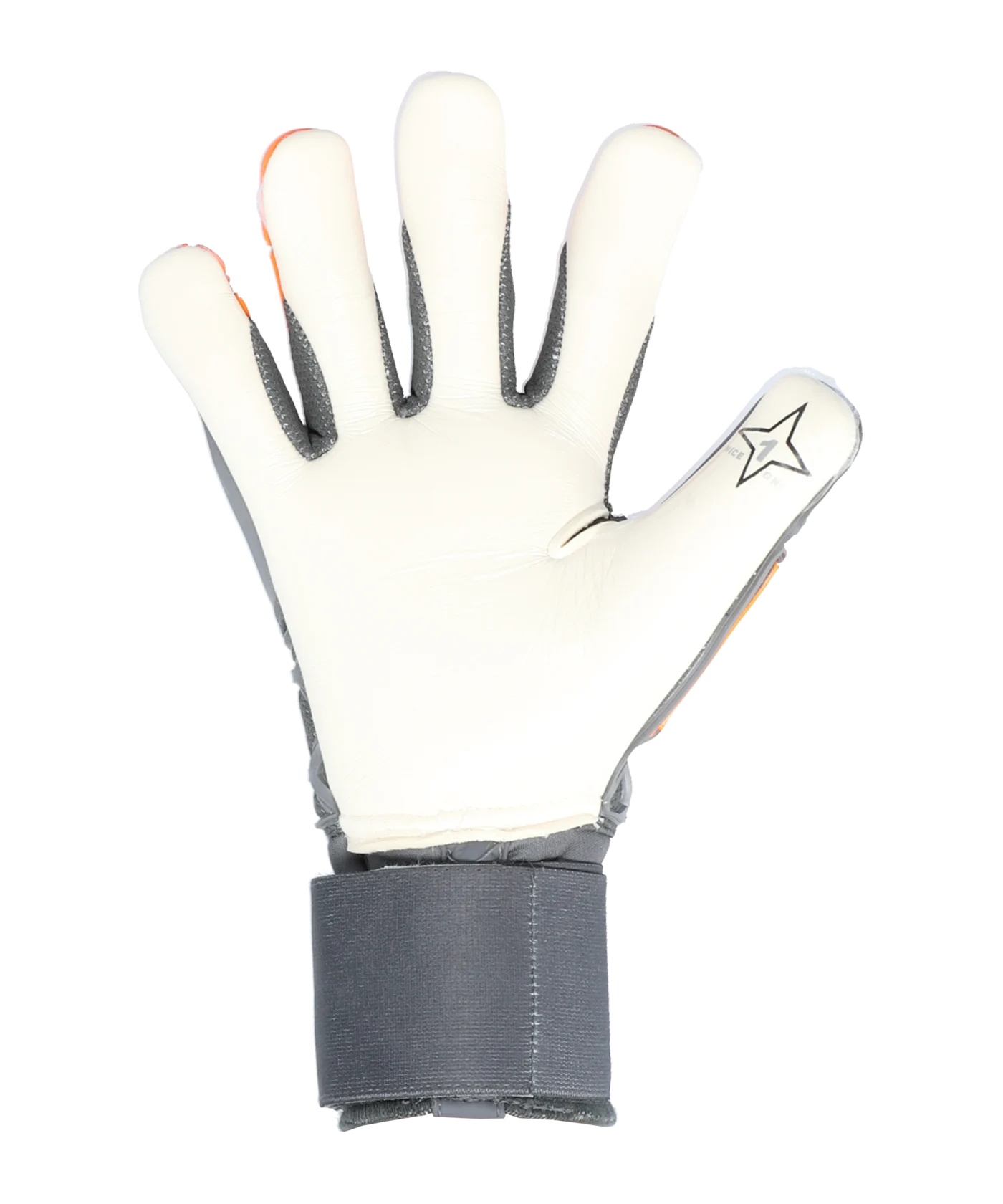 Derbystar APS Hexasoft Pro II Torwarthandschuh Orange Grau