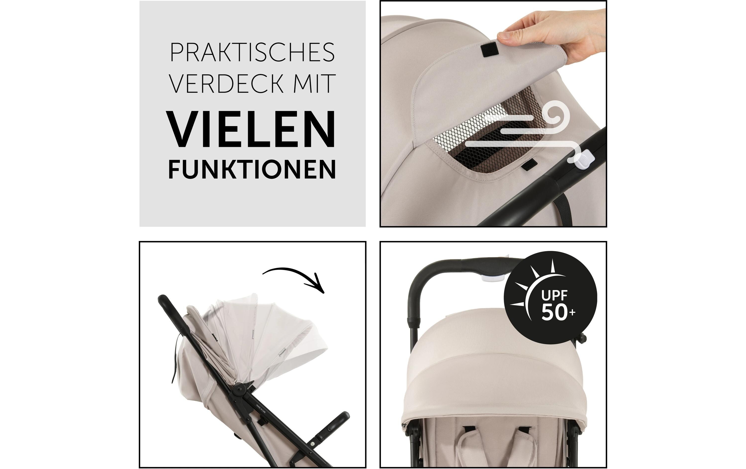 Buggy Travel N Care Beige<br>Hochwertiger und handlicher Reisebuggy