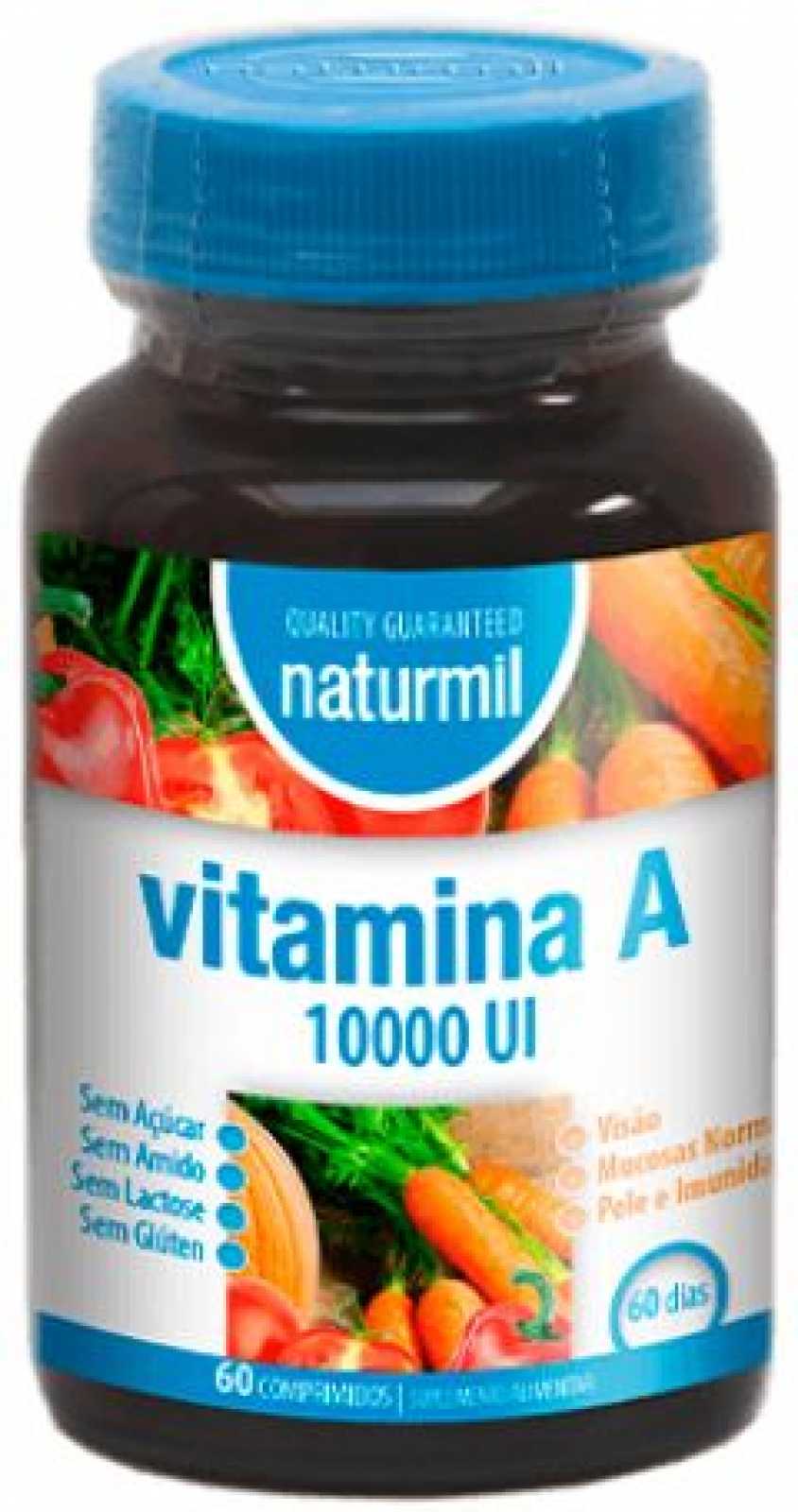 Naturmil Vitamina A 10.000 UI 60 comprimidos