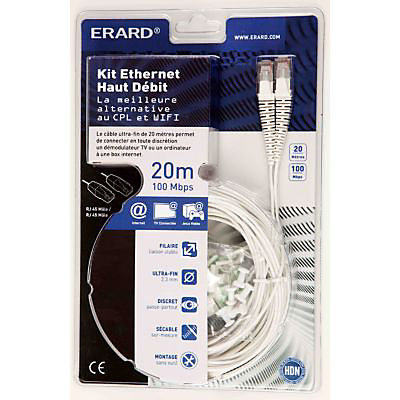 Kit déport éthernet Erard 20 m