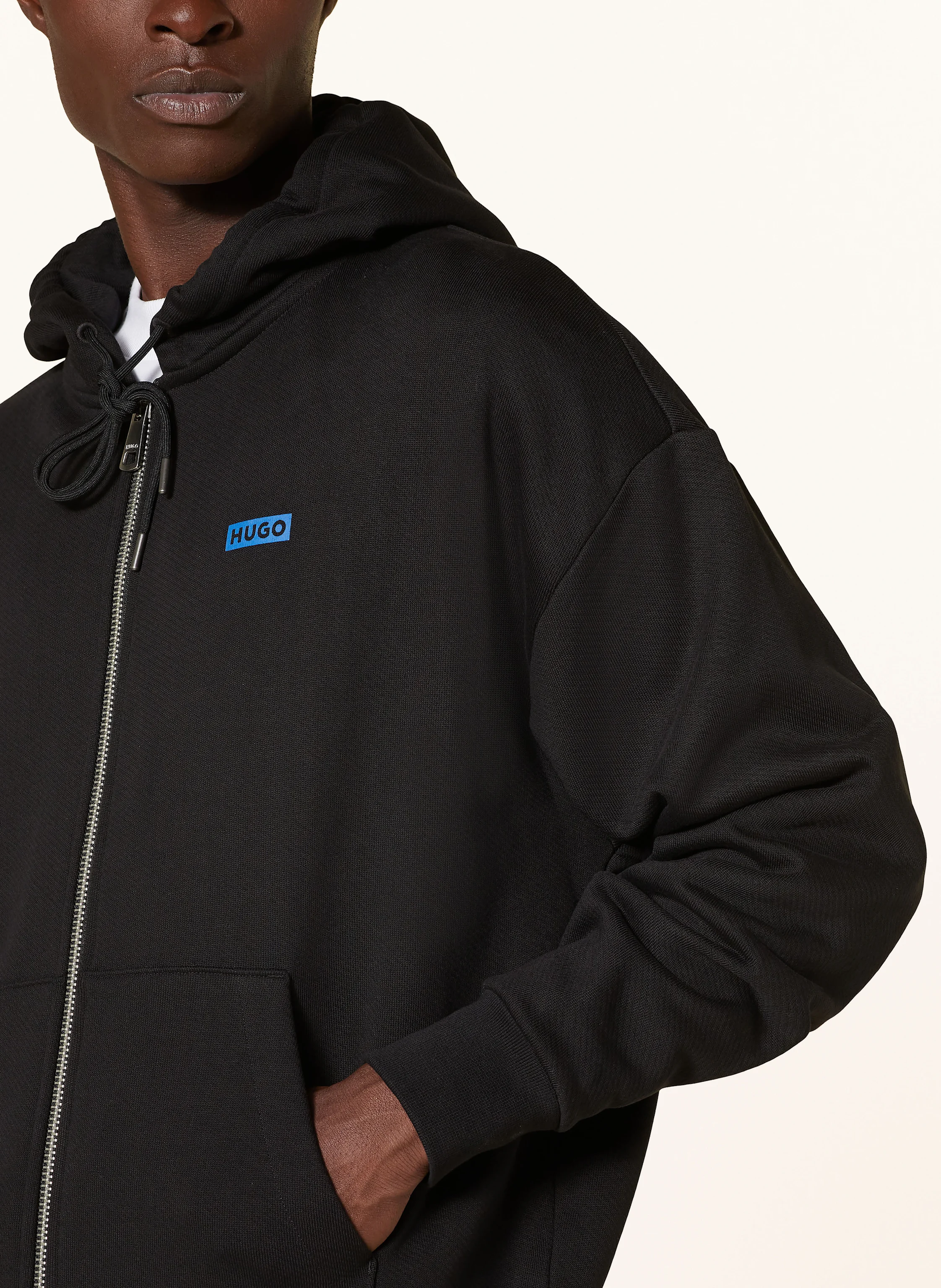HUGO BLUE Oversized-Sweatjacke NARDIMEZ