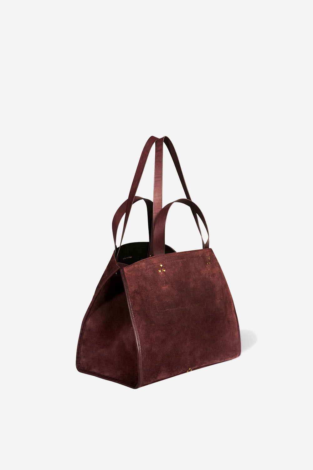 Leon M suede shoulder bag