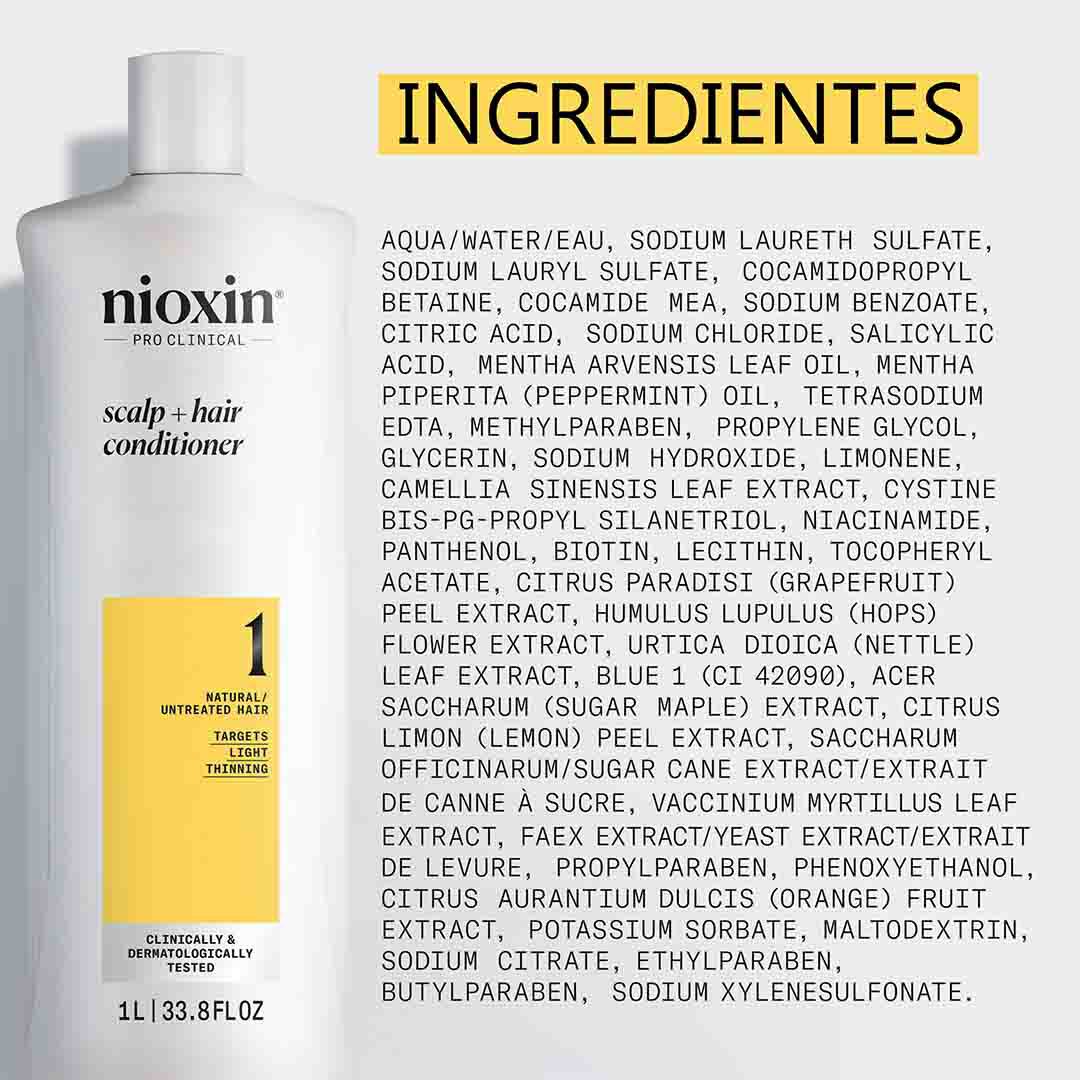 Nioxin Sistema 1 Condicionador - 1000ml