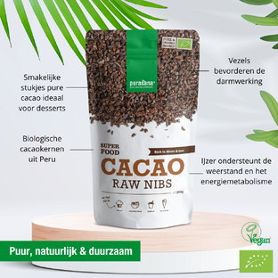 Purasana Vegan Cacao Raw Nibs 200GR