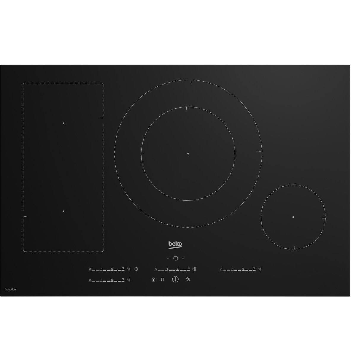 Beko induksjonstopp HII84700UFT, innebygget