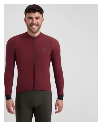 Maillot cycliste manches longues - Homme - Rouge - Rogelli Signature