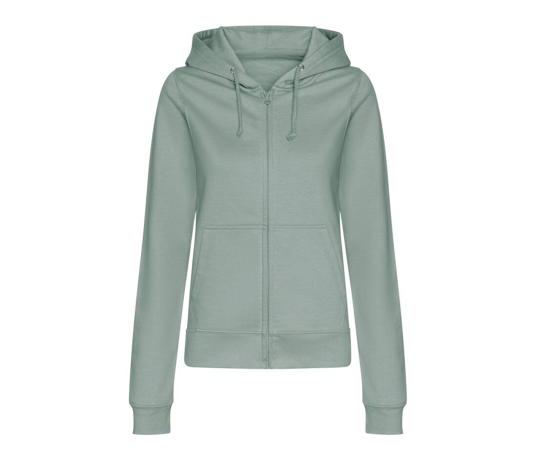 AWDIS JH050F - Hoodie Zippé Confort Femme en Coton Doux