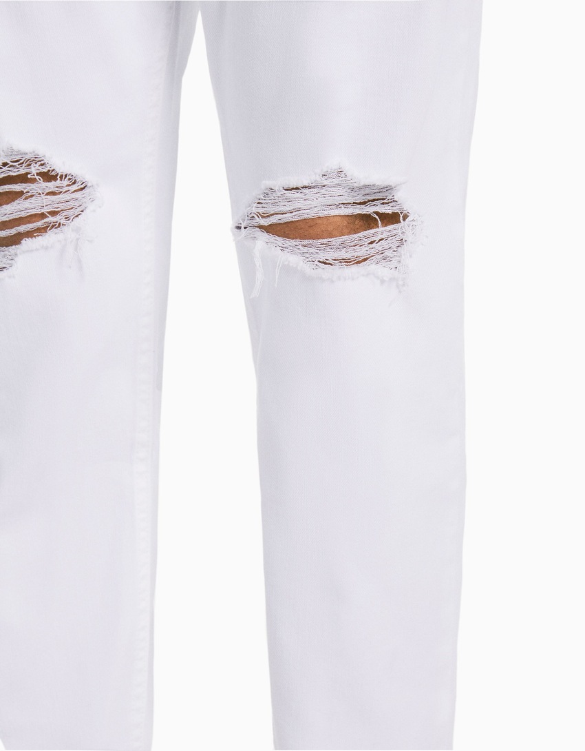 calça jogger rasgada