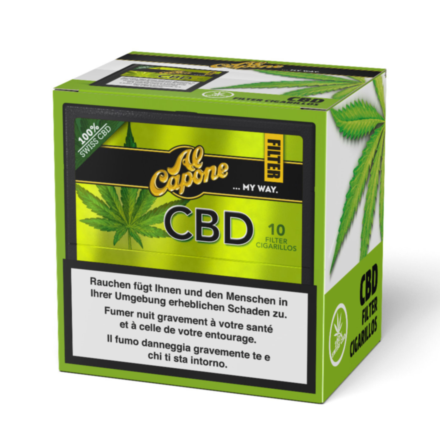 Al Capone CBD Filter 10 Zigarillos