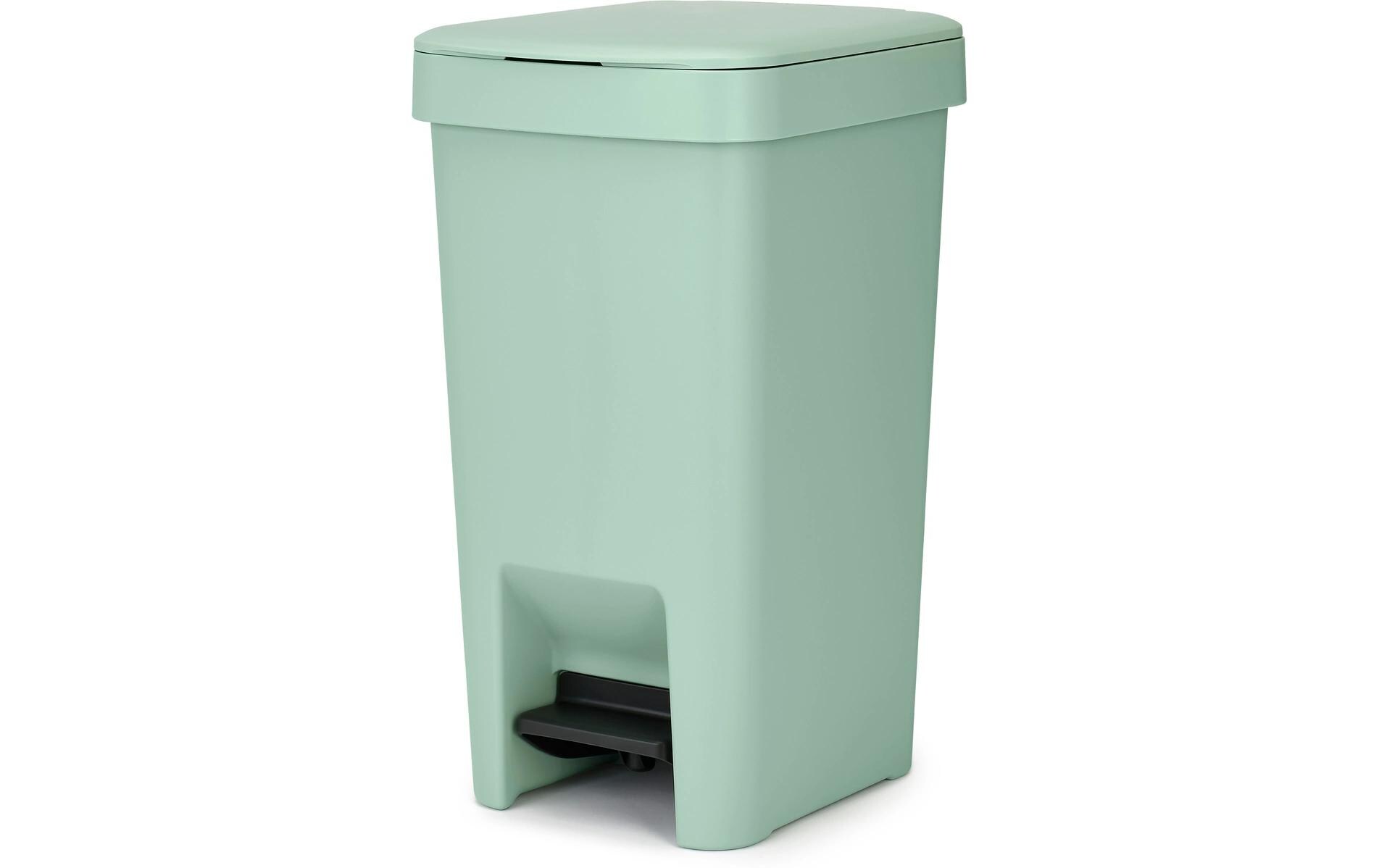 Recyclingbehälter StepUp 10 l, GrünTreteimer für Recycling Materialien