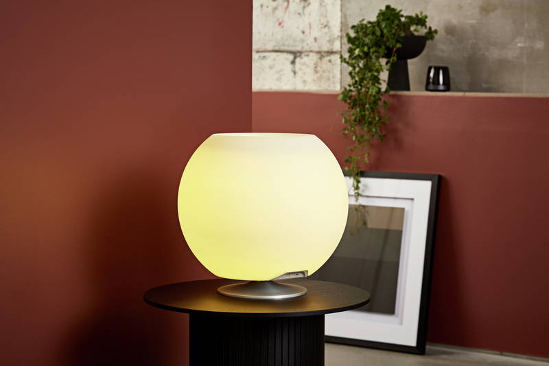 kooduu LED-Getränkekühler Brushed Silver SPHERE