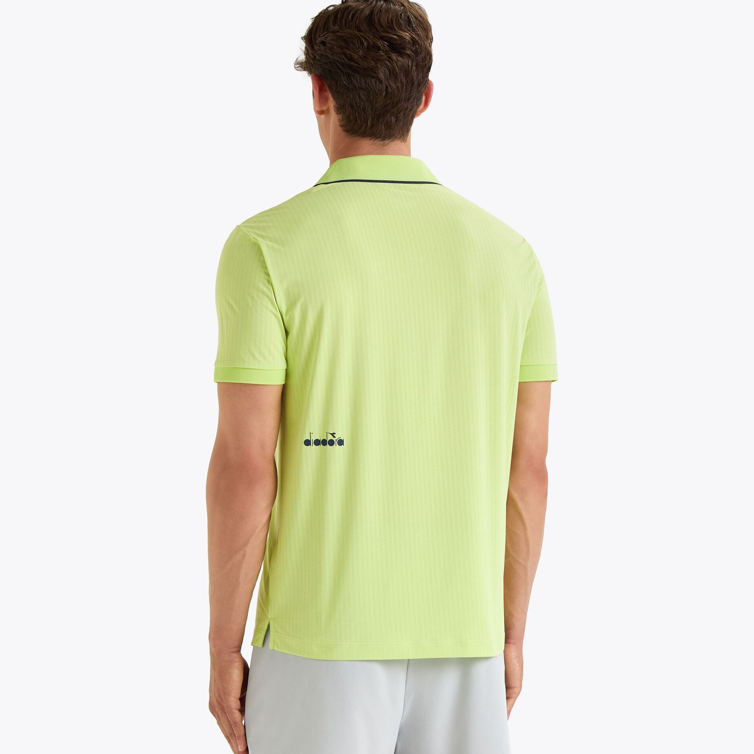 Diadora Icon Polo Hommes - Jaune Lemon