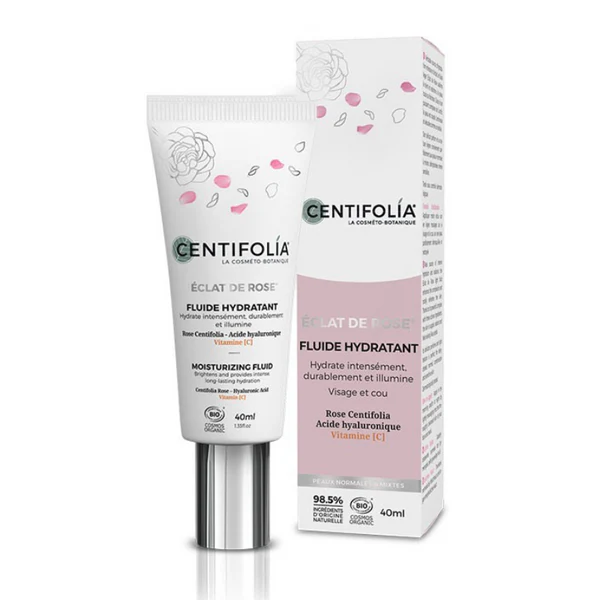Centifolia Fluide Hydratant Éclat de Rose 40 mL