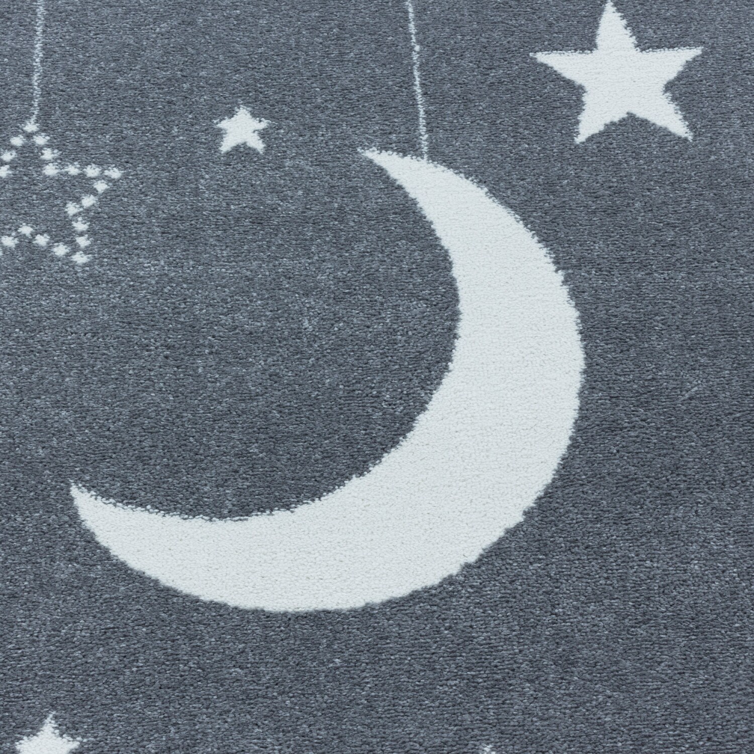 Kinderteppiche in versch. Größen rechteckig 11 mm Kurzflor Teppich Wolken Motiv