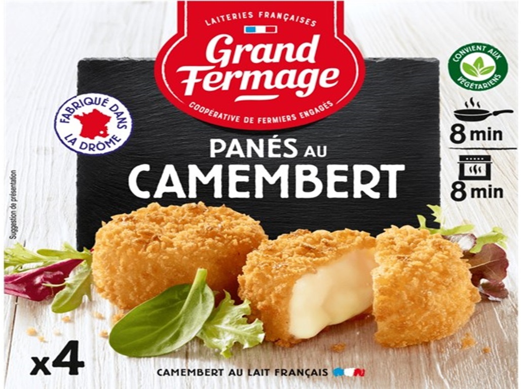 QUEIJO CAMEMBERT PANADO GRAND FERMAGE 4X25G