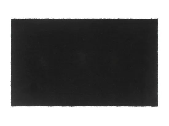 Tapis de porte noir 90x150 cm fibre de coco touffeté