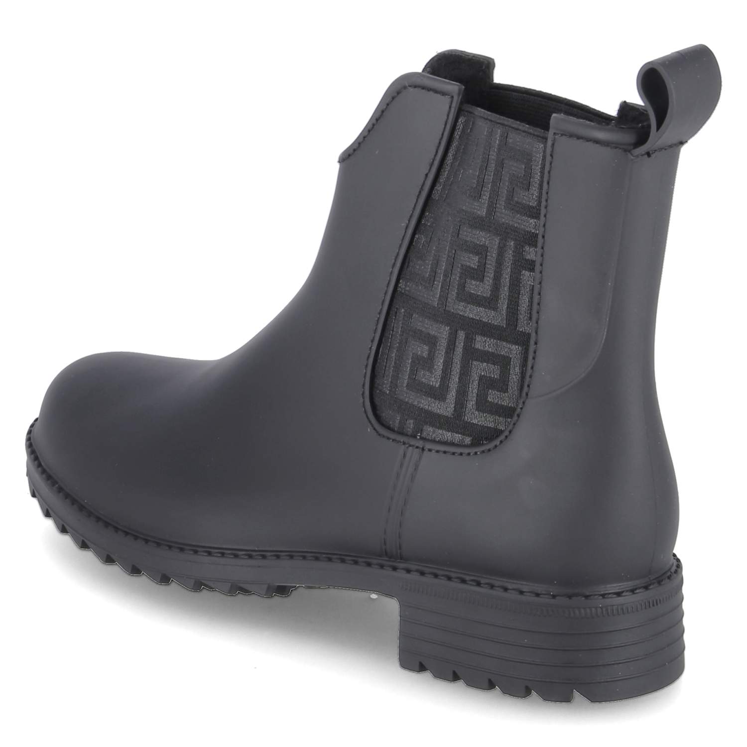 Rieker Gummistiefel - schwarz-matt