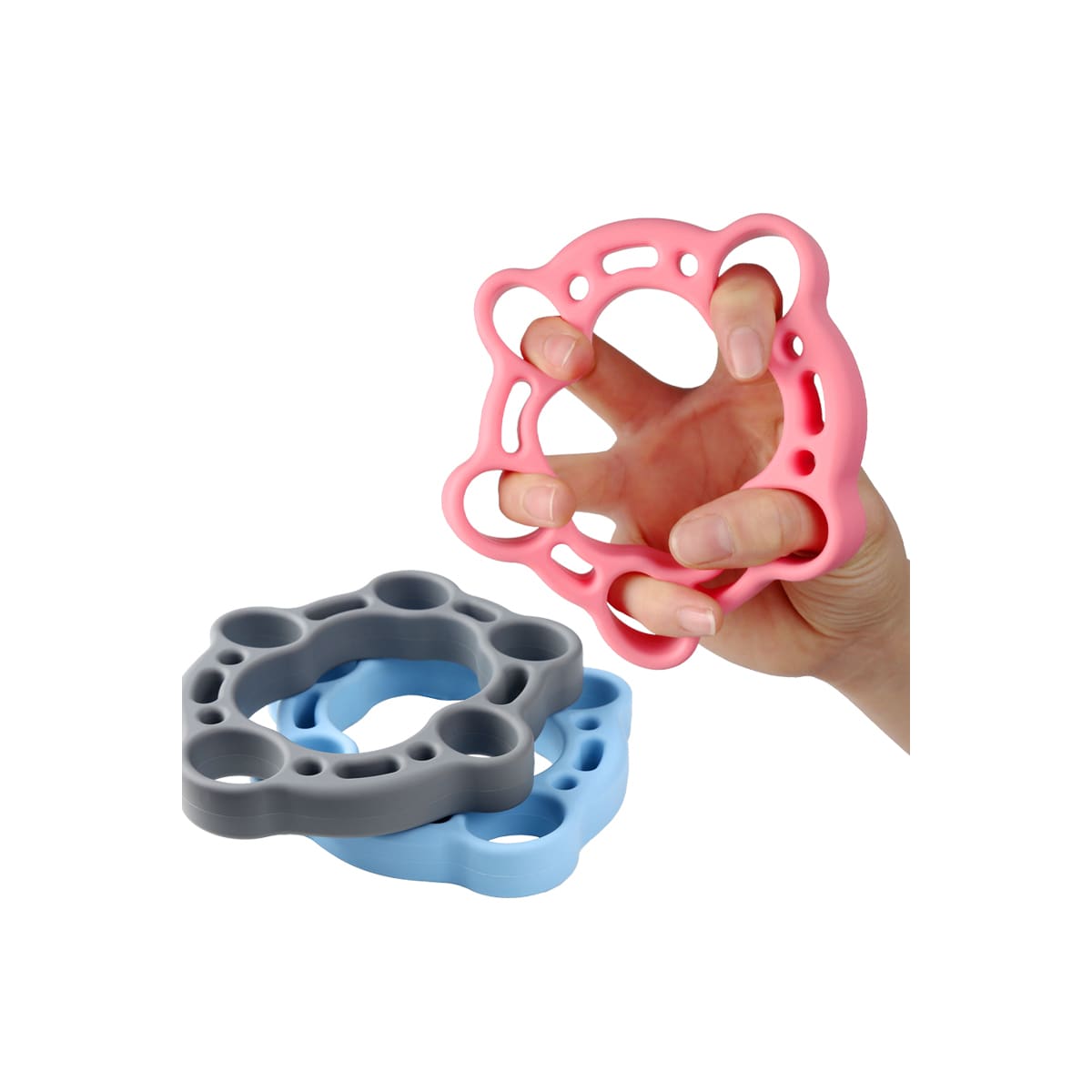 Håndtreningsforsterker fingerforsterker 50LB Grå