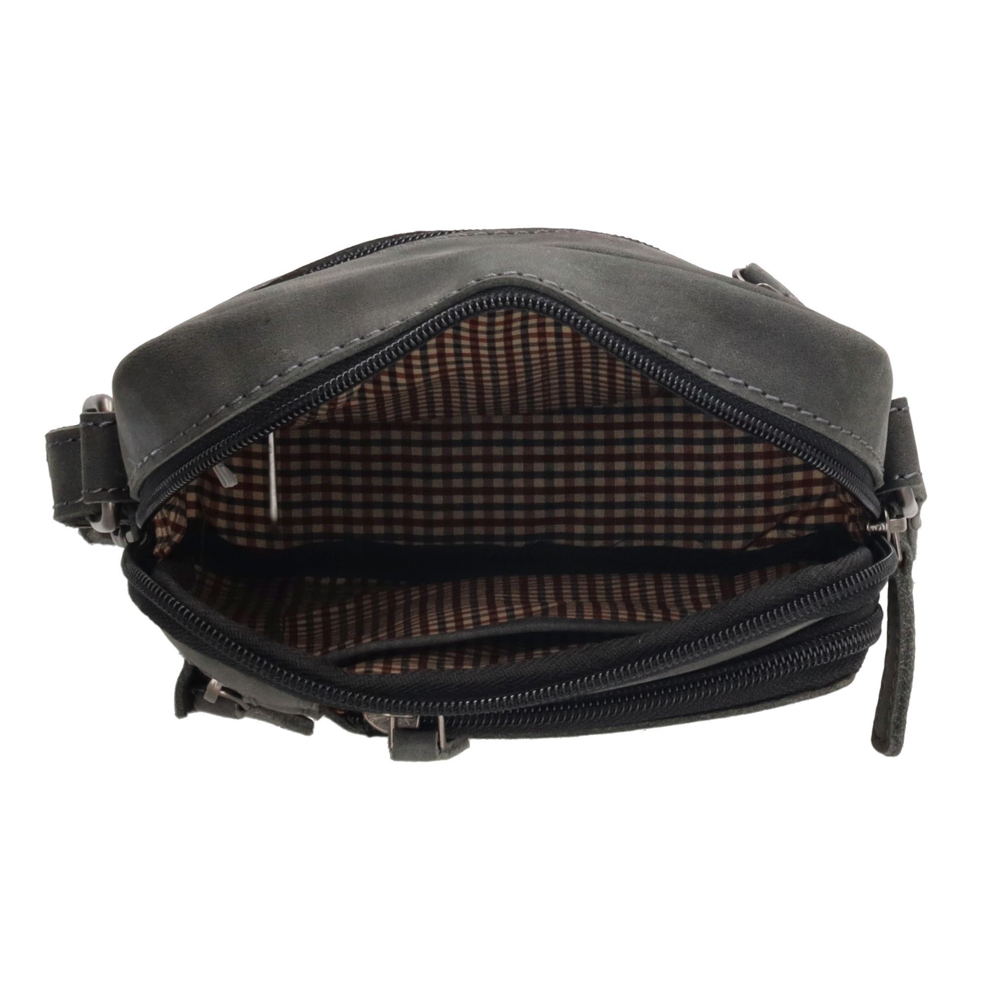 Hide & Stitches Idaho Schoudertas Zwart