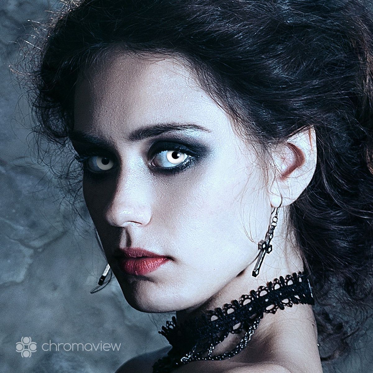 White Out Daily Disposable Contact Lenses  | Chromaview Lentille de contact décorative
