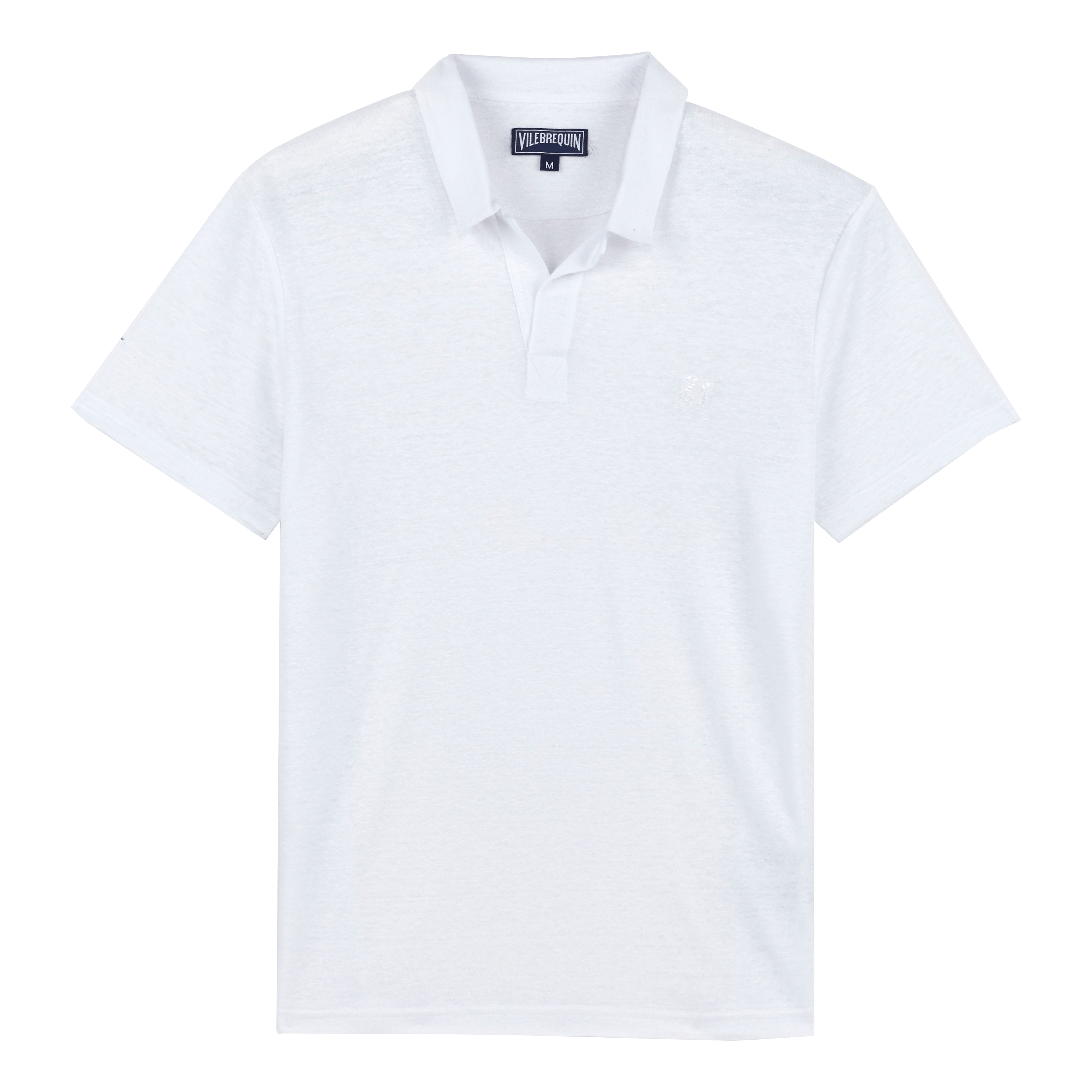 Polo en jersey de lin homme uni | Site Vilebrequin | PYRE9O00