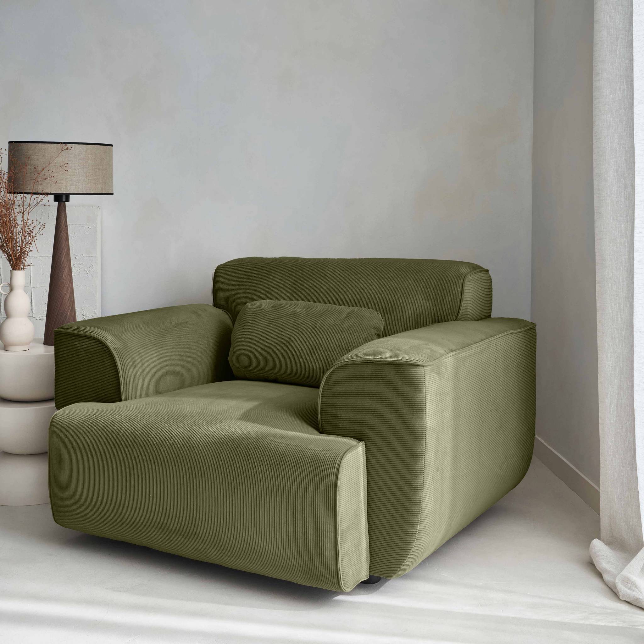 sweeek - 1-zits corduroy fauteuil