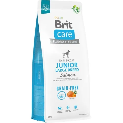 Brit Care Dog Grain-free Junior Large Breed, Salmon, 12 kg