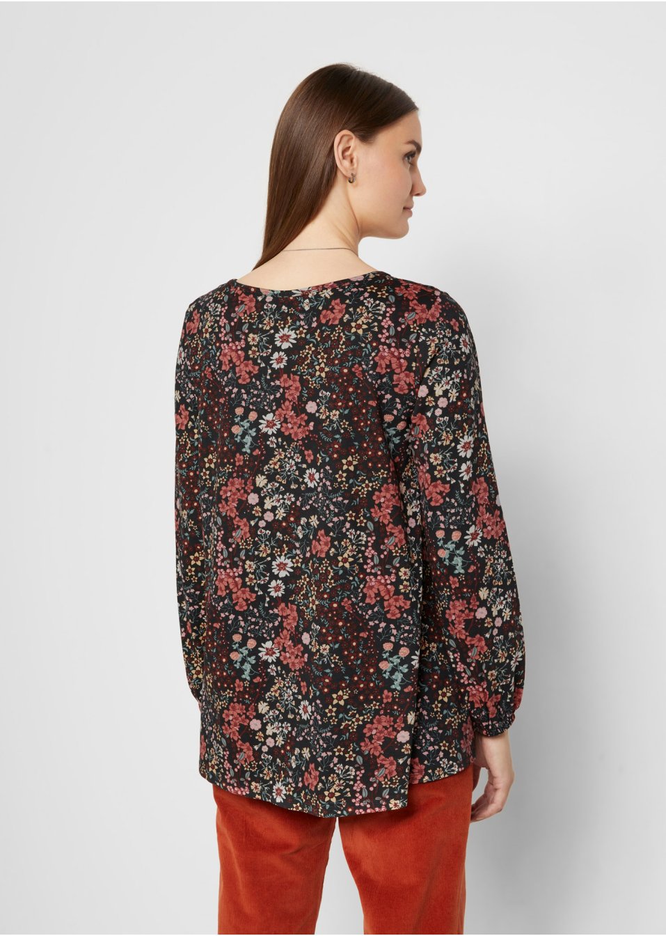 T-shirt tunique imprimé en coton