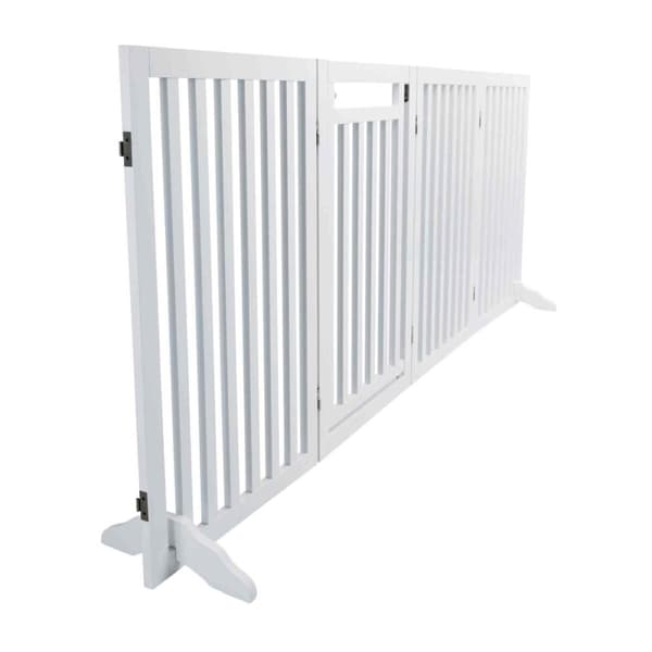 Tilgangsdør Trixie Hund Hvit 60-160 x 81 cm