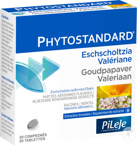 PiLeJe Phytostandard Eschscholtzia-Valériane 30 Comprimés