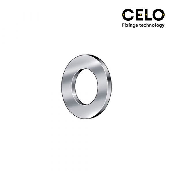 Celo Caixa 250 Uni. Anilha Lisa Din/ref 125A 12 Galvanizado - ELK17348
