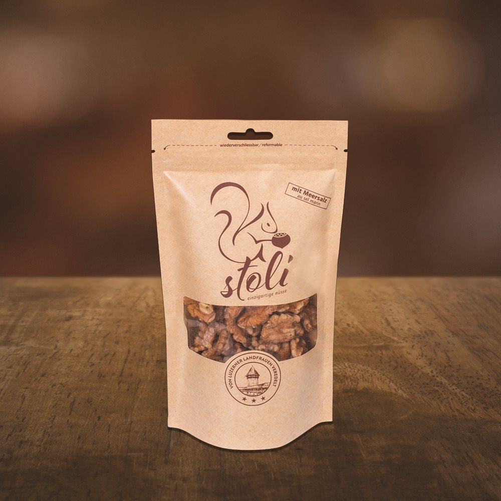 STOLI Baumnüsse mit Meersalz Btl 125 g
